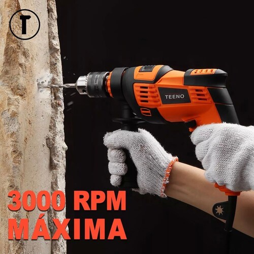 Taladro Teeno rotomartillo 7133A-25 710W + accesorios 110V 60Hz.