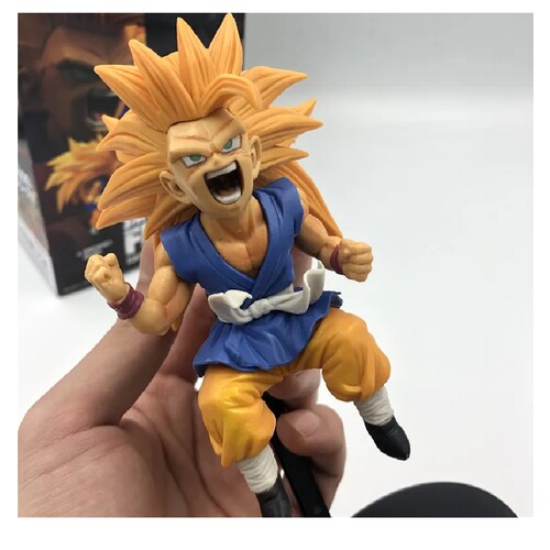 Figura Juguete Muñeco Dragon Ball GT Goku SSJ3 Niño 20 Cm