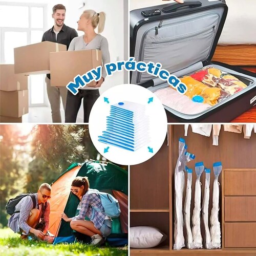 Bolsa De Almacenamiento Al Vacío Para Ropa Y Edredones 16pcs.