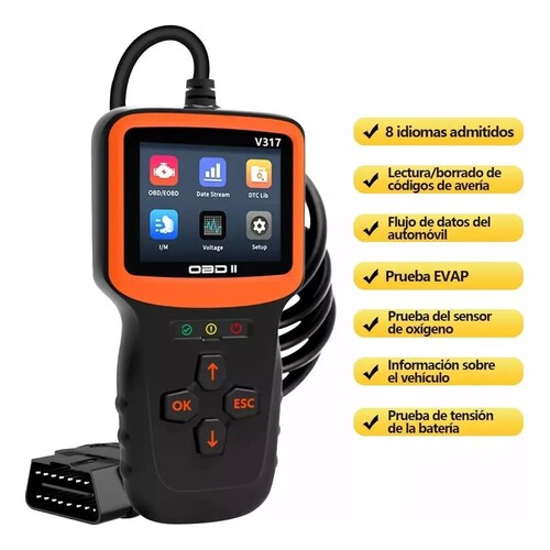 Escaner Launch Elm327 Automotriz Obd2 Motor Universal.