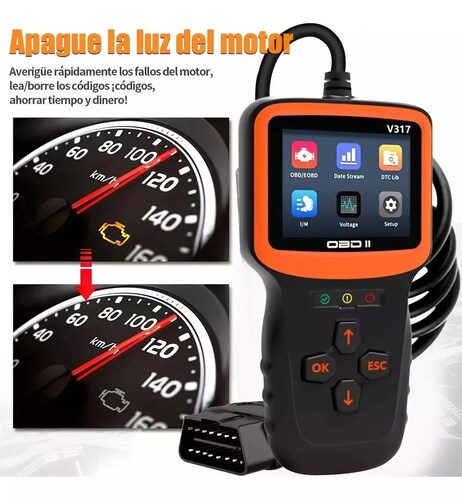 Escaner Launch Elm327 Automotriz Obd2 Motor Universal.