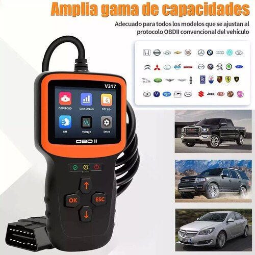 Escaner Launch Elm327 Automotriz Obd2 Motor Universal.