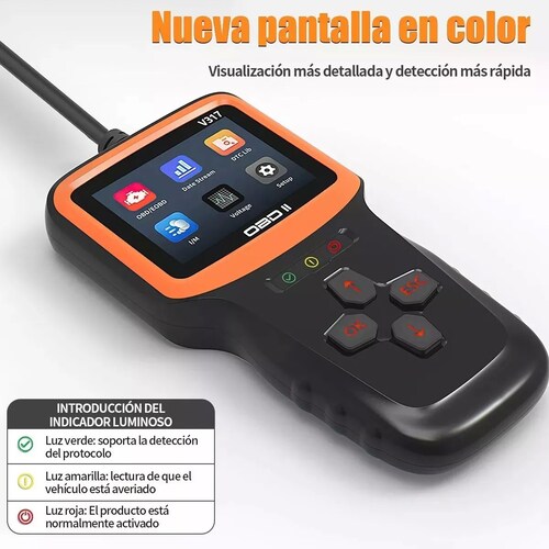 Escaner Launch Elm327 Automotriz Obd2 Motor Universal.