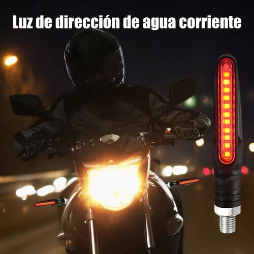 4 Pz Secuencial Motocicleta Direccionales Led Indicador 12v