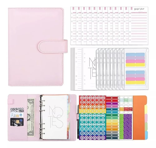 Carpeta De Cuaderno A6, Organizador De Documentos Folder