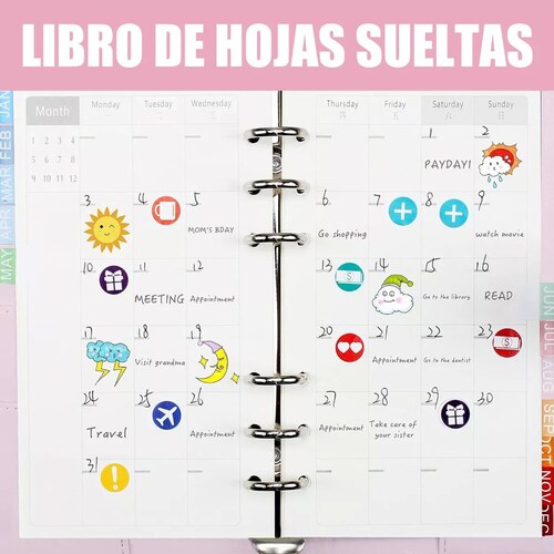 Carpeta De Cuaderno A6, Organizador De Documentos Folder