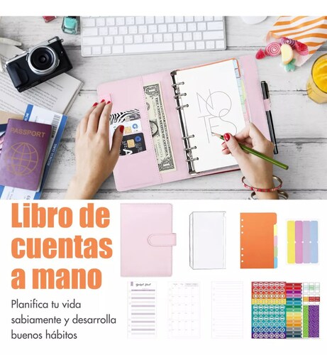 Carpeta De Cuaderno A6, Organizador De Documentos Folder
