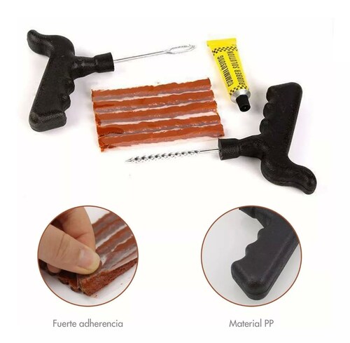 Kit Para Parchar Llantas Sin Cámara Moto Rzr Auto Bici Etc