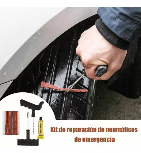 Kit Para Parchar Llantas Sin Cámara Moto Rzr Auto Bici Etc
