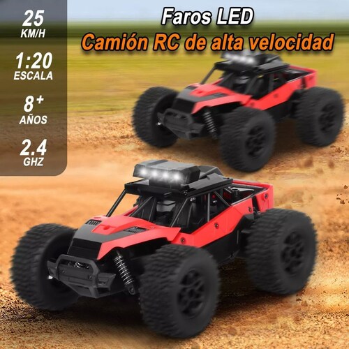 1:20 Carros De Control Remotos Recargable Auto Todoterreno.