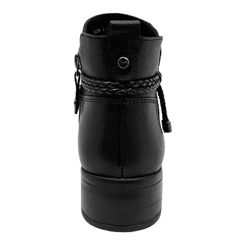 Botas Carlo Rossetti Dama Negro 28727 Piel