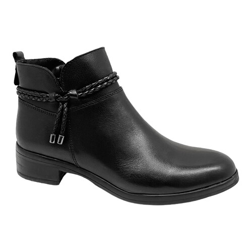 Botas Carlo Rossetti Dama Negro 28727 Piel