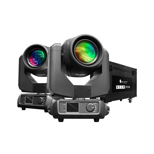 2 Cabezas móviles ALIENPRO BEAM 7RX de 350w con case rígido
