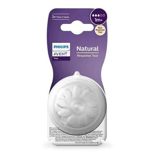 Tetina Avent Natural Response Flujo 3 2p.
