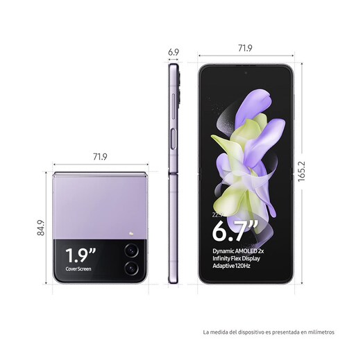 Samsung Galaxy Z FLIP 4 5G 256GB Reacondicionado Morado