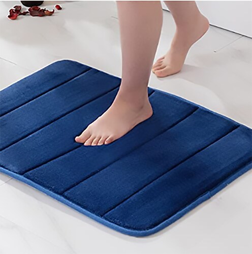 Tapete de Baño Antideslizante con Espuma Viscoelástica Absorbente y Suave.