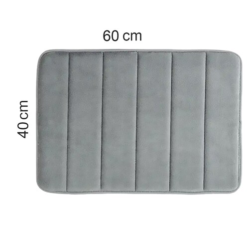 Tapete de Baño Antideslizante con Espuma Viscoelástica Absorbente y Suave.