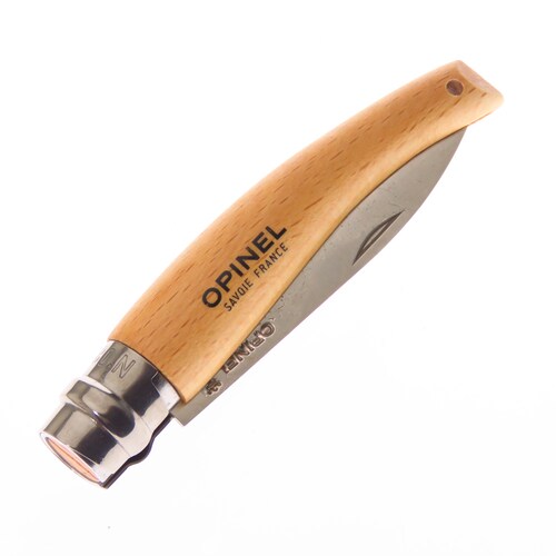 Op33080 Opinel N8 Garden Knife Inoxidable Con Seguro