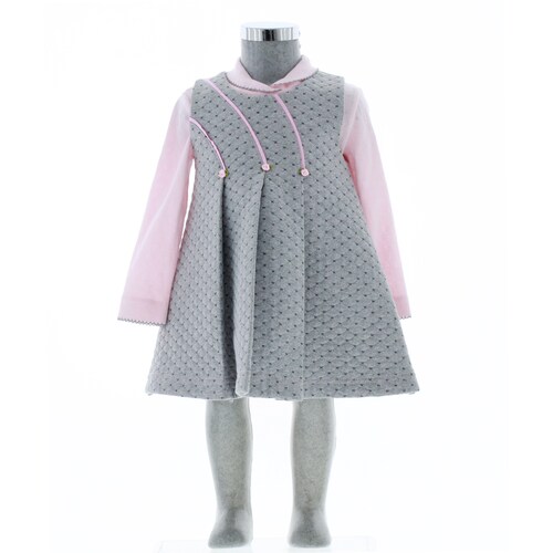 Vestido para Niña Bebé 2 Piezas 3699 1 a 5 años..