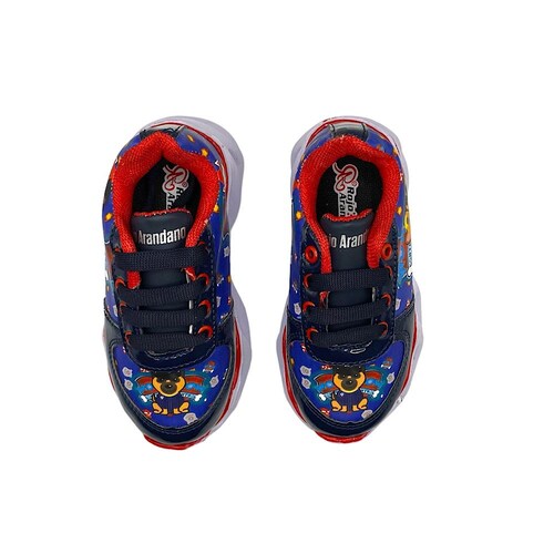 Tenis Rojo Arandano Paw Patrol Para Niño  con Luces Led..