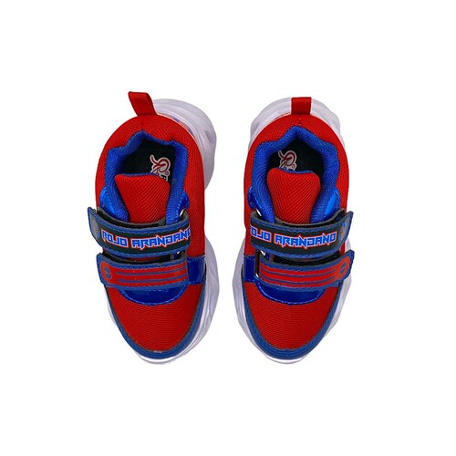 Tenis Rojo Arandano Spider Man Para Niño con Luces Led.