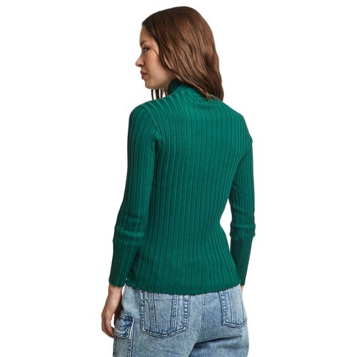 Blusa con cuello ruso y manga larga color verde, marca Sao Paulo, mod. 1091539