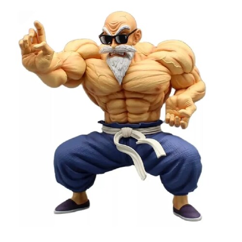Figura Juguete Muñeco Dragon Ball Z Maestro Roshi 10 Cm Anime Con Caja.