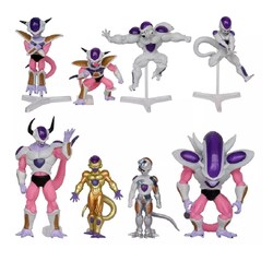 Kit Set Figuras Freezer Transformaciones 8 Piezas Dragon Ball Z Super