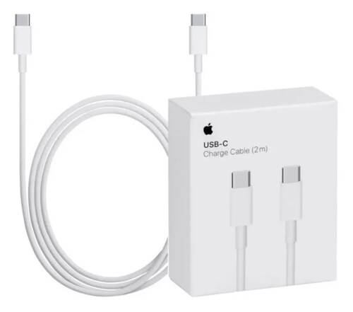 Paquete Familiar 4 Cables Tipo C - Tipo C Para iPhone 15 Series & iPad Pro 2018 En Adelante Para Cubo Tipo C 2M Calidad Original Kit Set Pack