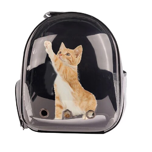 Mochila Portátil Para Mascotas Con Capsula de Ventilación