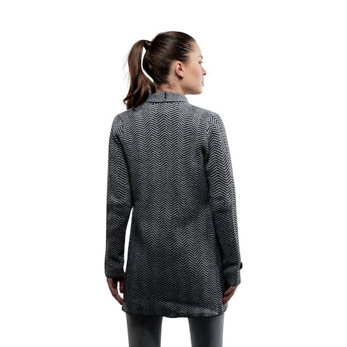 Ensamble tejido largo color negro para mujer, marca Sao Paulo, mod. 1000161