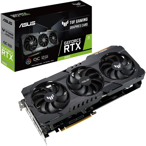 Tarjeta de Video ASUS TUF Gaming GeForce RTX 3060 V2 OC 12GB GDRR6 TUF-RTX3060-O12G-V2-GAMING 