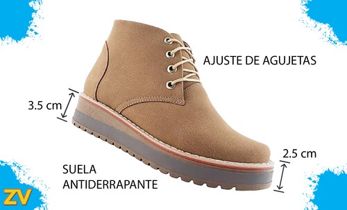 Bota Hombre Botín Casual Caballero Vestir Elegante Cómodo Café 832-m.