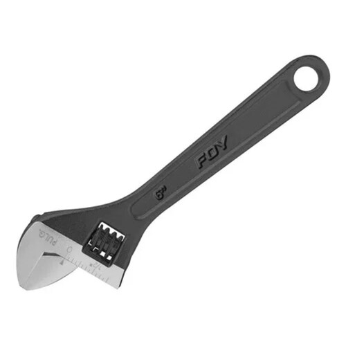 Llave Perico Ajustable 8 Pulgadas Pavonada Acero Forjado