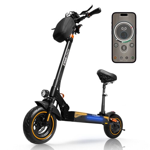 Scooter Eléctrico Honey Whale T4-A Negro.