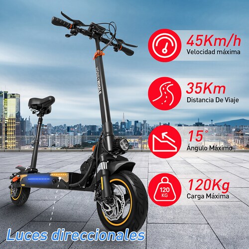 Scooter Eléctrico Honey Whale T4-A Negro.