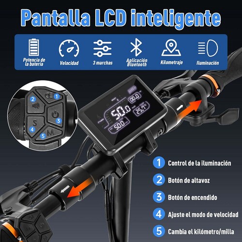 Scooter Eléctrico Honey Whale T4-A Negro.