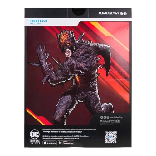 Estatua De Colección Dark Flash The Flash Movie Gold Label DC.