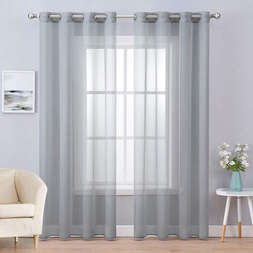 Set Cortinas Traslúcida