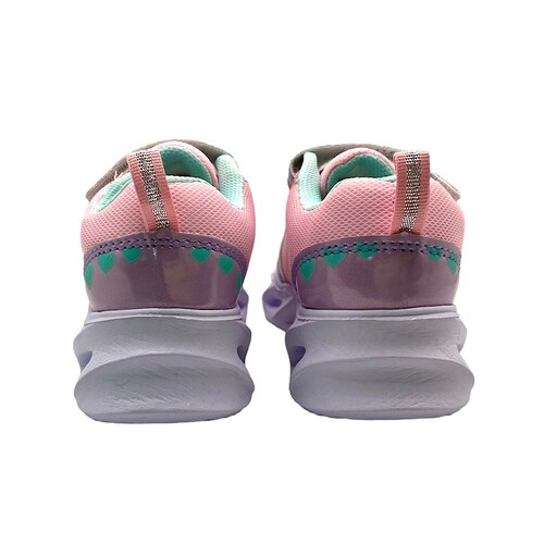 Tenis Rojo Arandano Katty Rosa Para Niñas con Luces Led.