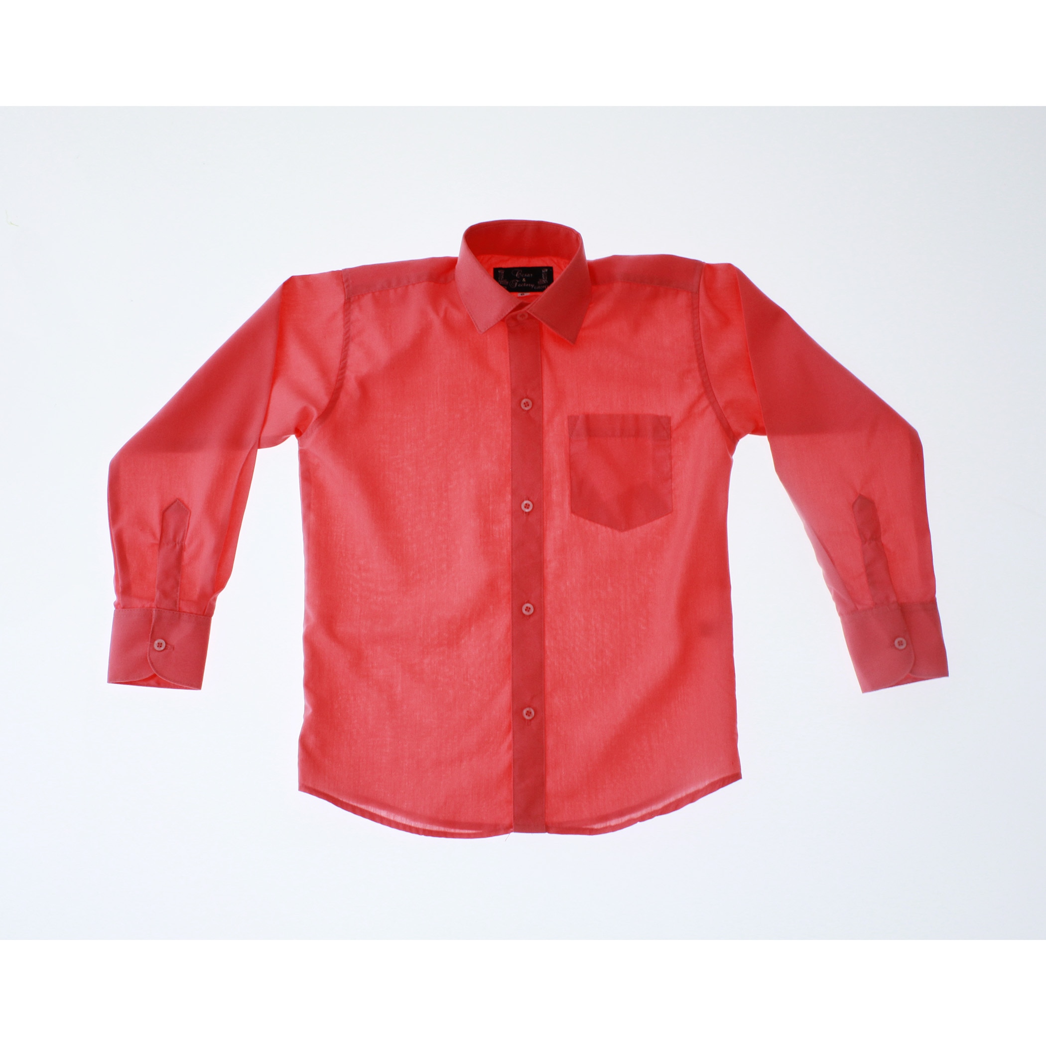 Camisas de vestir para niños color coral hot sale