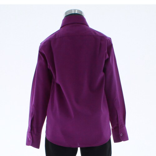 Camisa De Vestir Niño Morado Bugambilia Manga Larga 3589 2-18 Años..