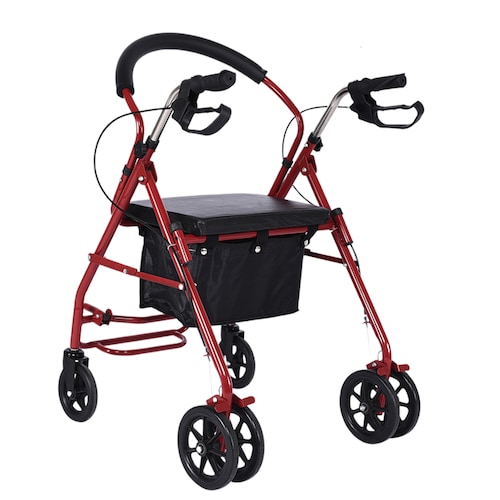 Andafacil Rollator 2 en 1 Portatil | Andadera y Silla de Traslado.