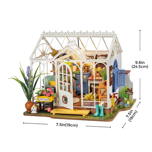 Rompecabezas 3d Casa Miniatura Jardín de Ensueño Robotime.