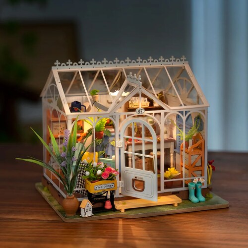 Rompecabezas 3d Casa Miniatura Jardín de Ensueño Robotime.