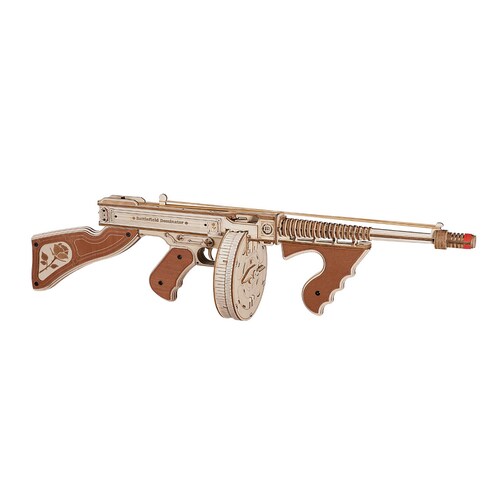 Rompecabezas de Madera 3d Thompson Subfusil Juguete Robotime.