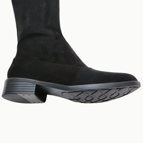 Botas Largas Tubo Elástico Dama Arriba Rodilla Para Invierno incluye GRATIS un par de sandalias.