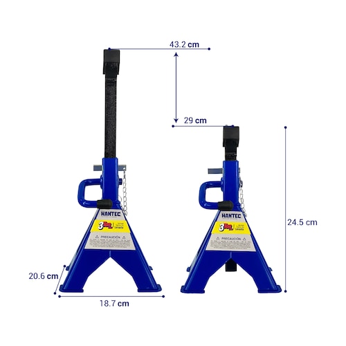 COMBO Gato hidraulico 2.5 Toneladas y Torres de Levante para tu Auto 3 Toneladas .