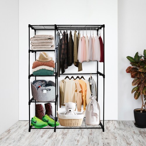 Closet Minimalista ,Guardarropa Ropero Tubular Metálico .