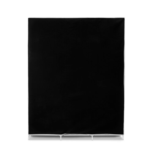 Closet Portátil Negro ,Ropero Armable De Tela 3 Puertas Para Ropa